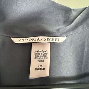 Victoria's Secret Gray Satin Sleepshirt
